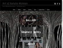 Tablet Screenshot of nataliemckeanart.com